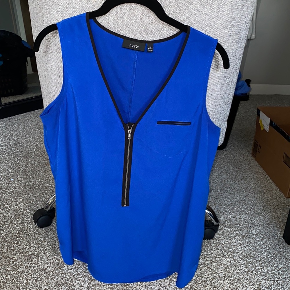 Blue tank top